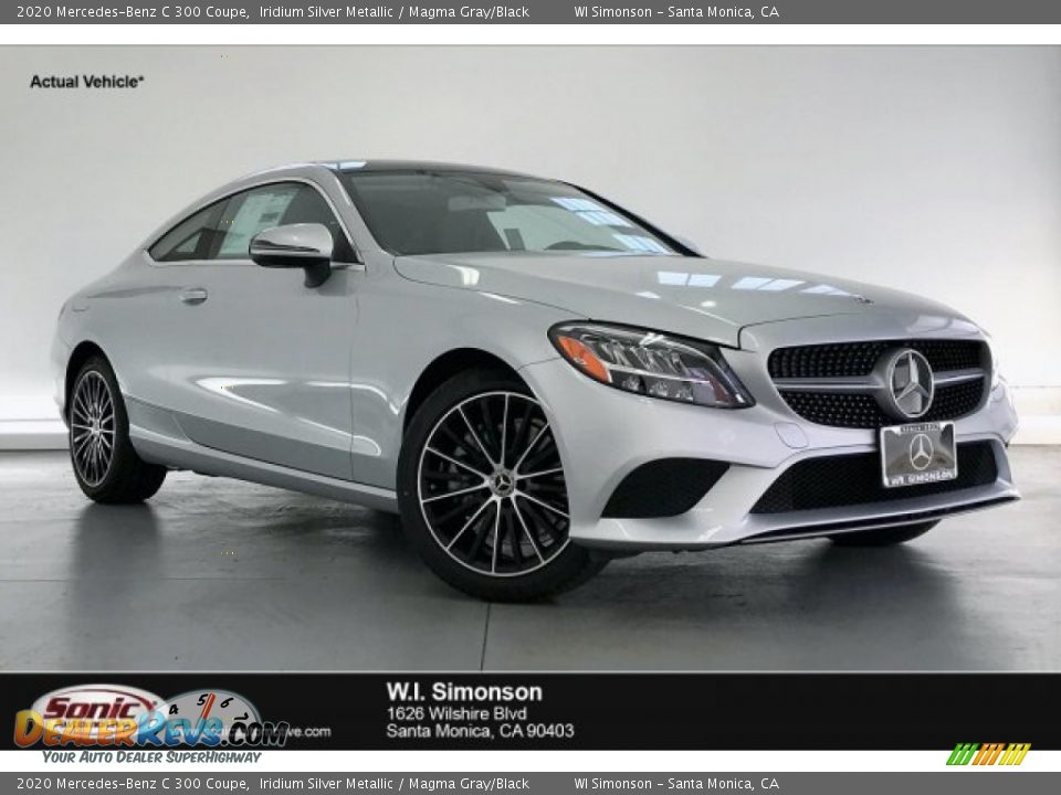 2020 Mercedes-Benz C 300 Coupe Iridium Silver Metallic / Magma Gray/Black Photo #1