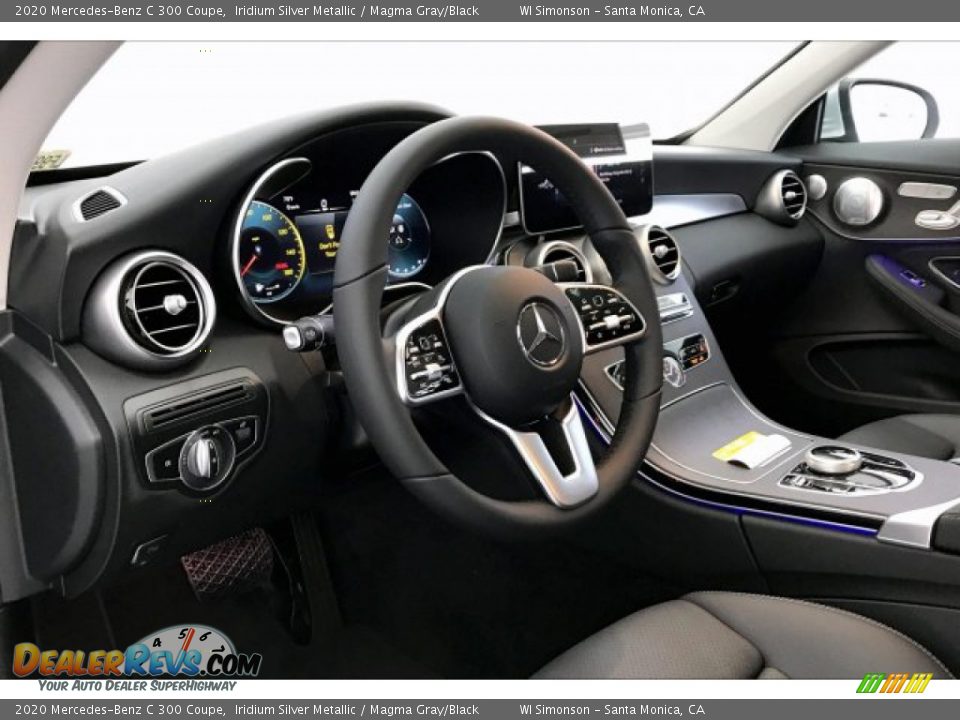 2020 Mercedes-Benz C 300 Coupe Iridium Silver Metallic / Magma Gray/Black Photo #4