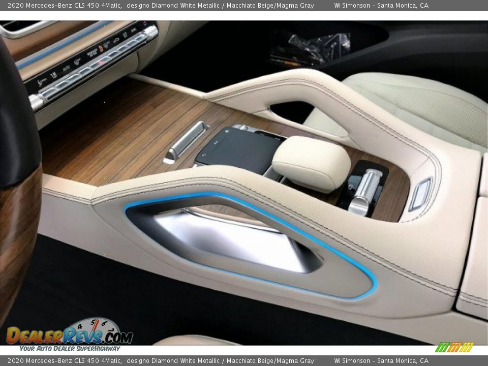 2020 Mercedes-Benz GLS 450 4Matic designo Diamond White Metallic / Macchiato Beige/Magma Gray Photo #7