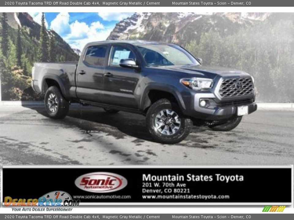 2020 Toyota Tacoma TRD Off Road Double Cab 4x4 Magnetic Gray Metallic / Cement Photo #1