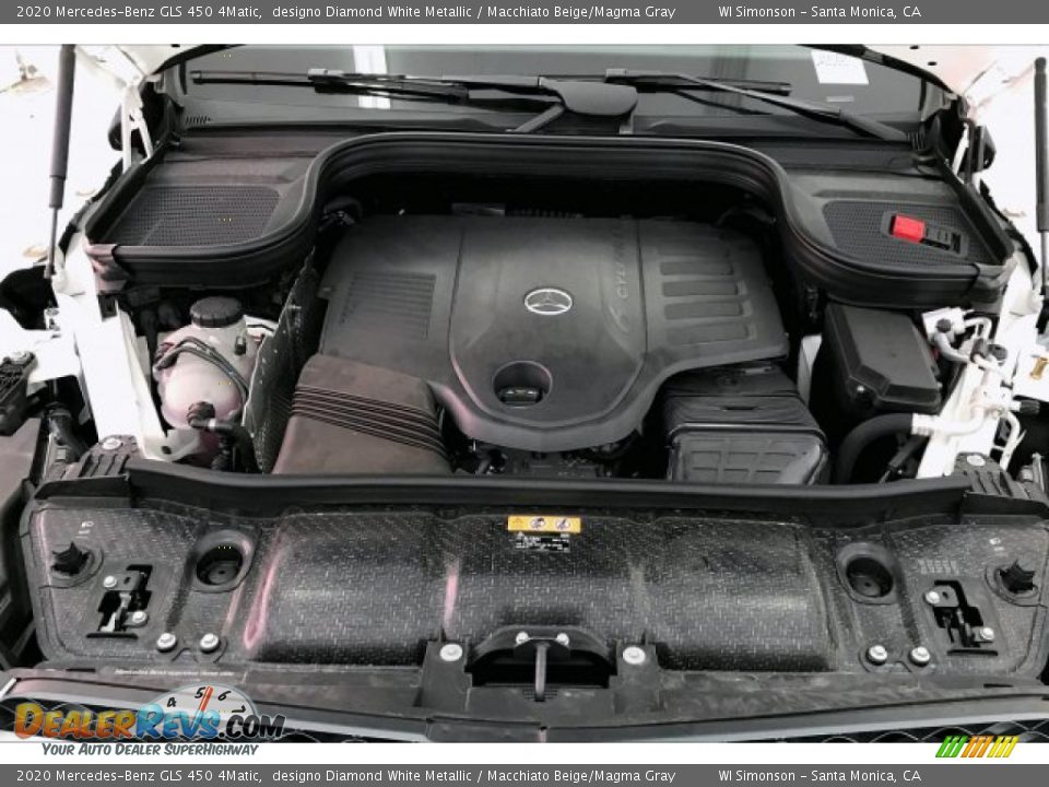 2020 Mercedes-Benz GLS 450 4Matic designo Diamond White Metallic / Macchiato Beige/Magma Gray Photo #8