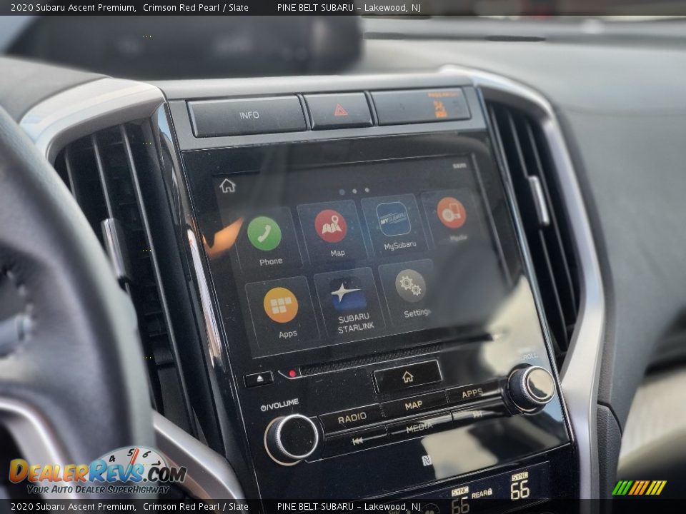 2020 Subaru Ascent Premium Crimson Red Pearl / Slate Photo #5