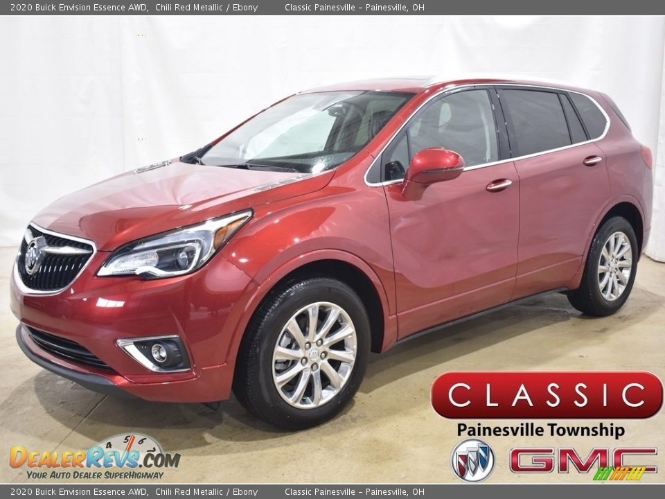 2020 Buick Envision Essence AWD Chili Red Metallic / Ebony Photo #1