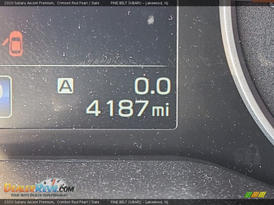 2020 Subaru Ascent Premium Crimson Red Pearl / Slate Photo #6