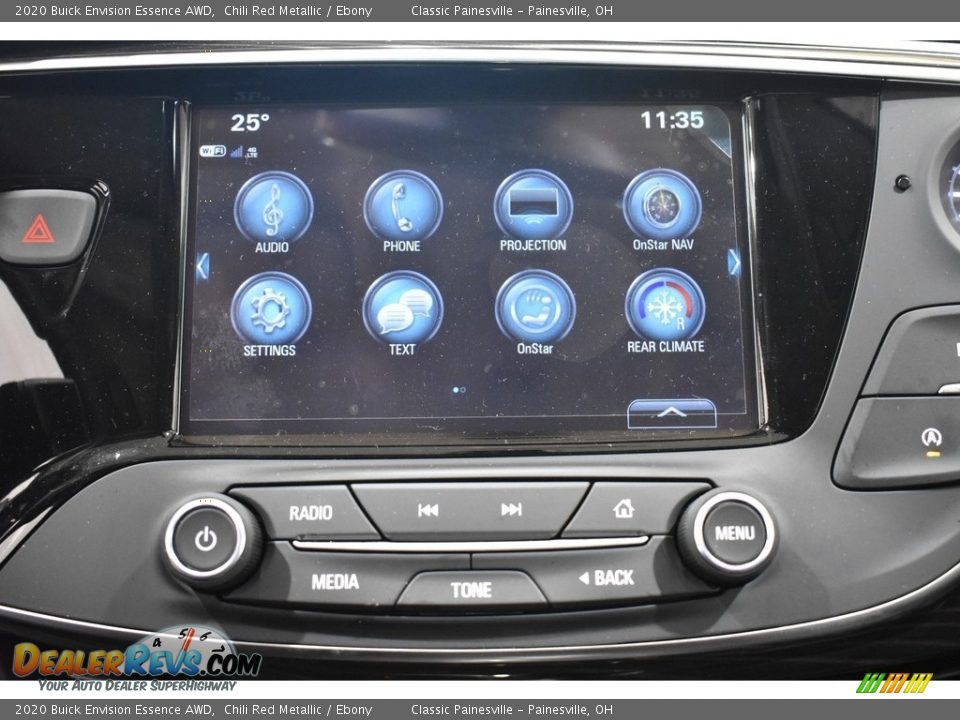 2020 Buick Envision Essence AWD Chili Red Metallic / Ebony Photo #3