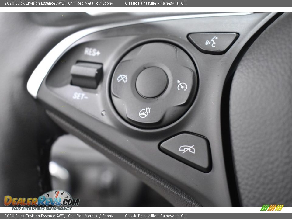 2020 Buick Envision Essence AWD Chili Red Metallic / Ebony Photo #4