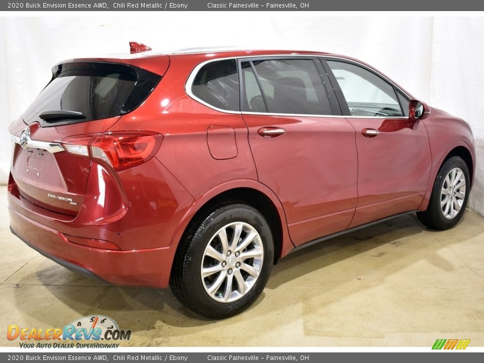 2020 Buick Envision Essence AWD Chili Red Metallic / Ebony Photo #8