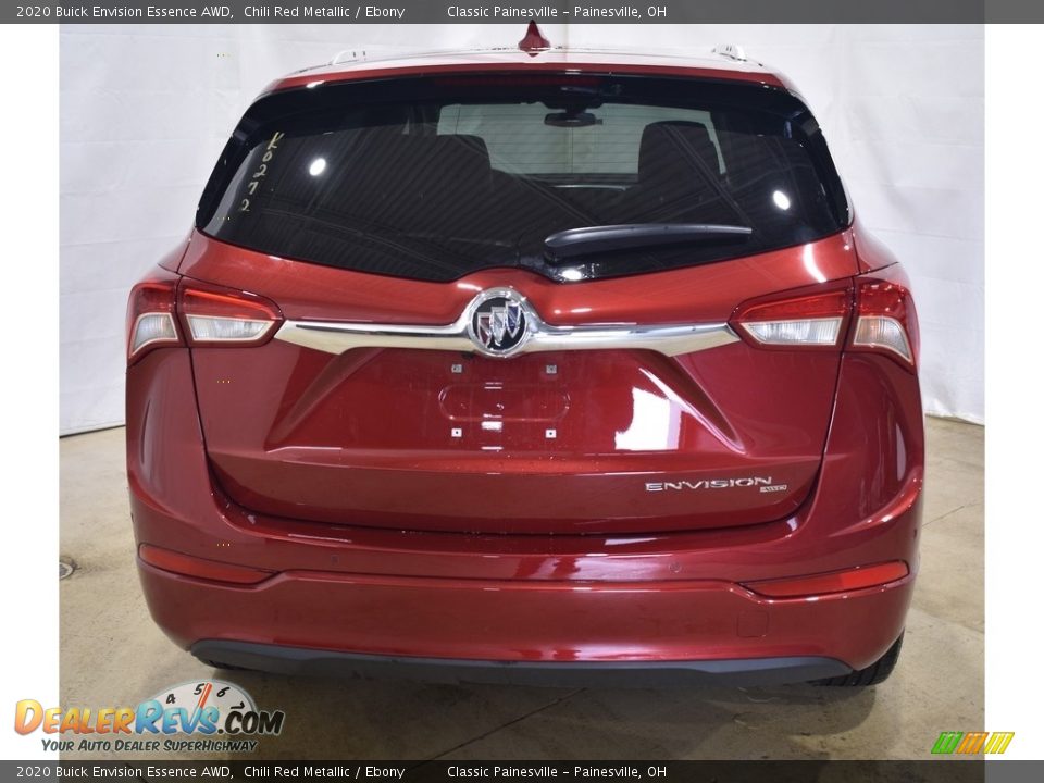 2020 Buick Envision Essence AWD Chili Red Metallic / Ebony Photo #9
