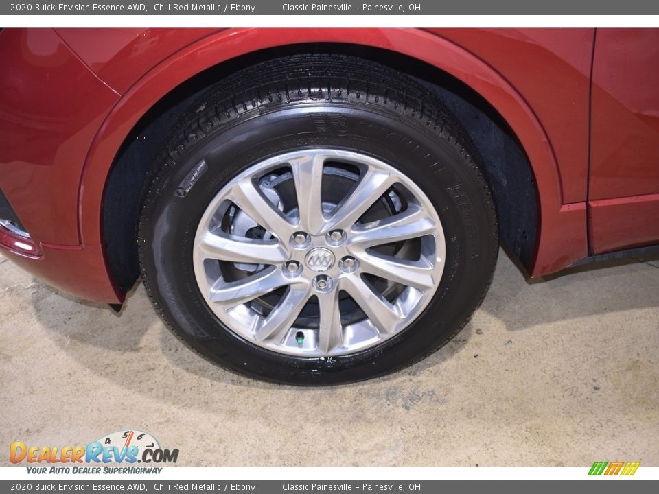 2020 Buick Envision Essence AWD Chili Red Metallic / Ebony Photo #11
