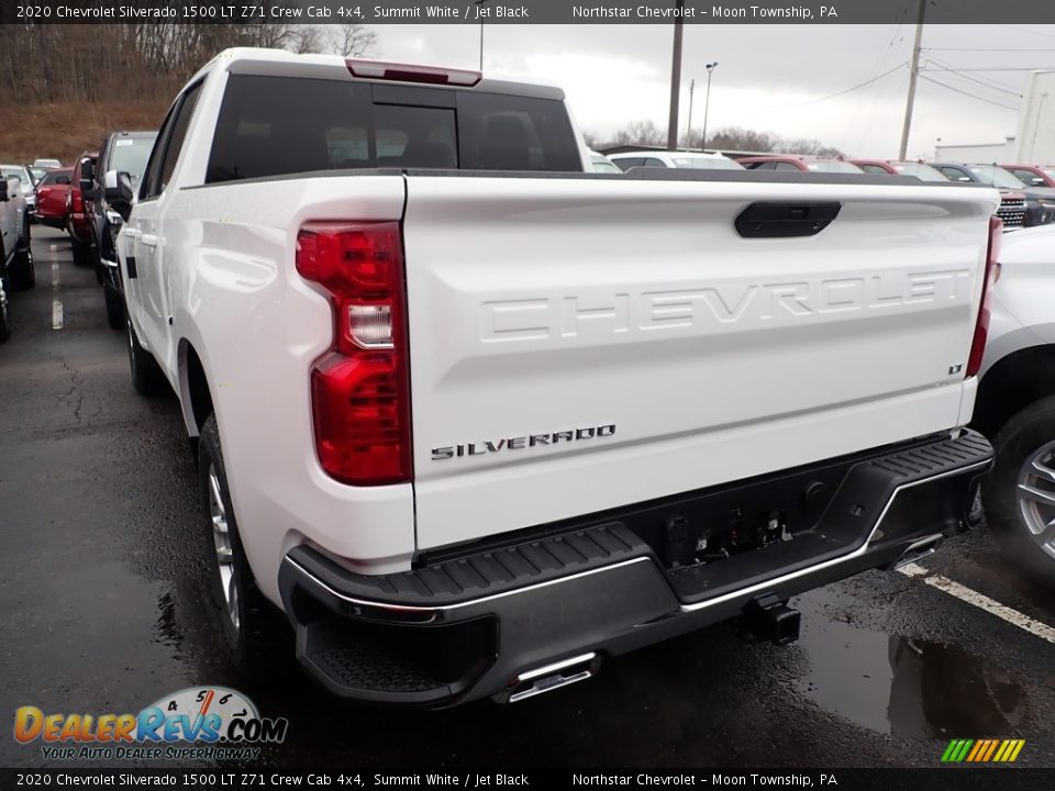 2020 Chevrolet Silverado 1500 LT Z71 Crew Cab 4x4 Summit White / Jet Black Photo #3