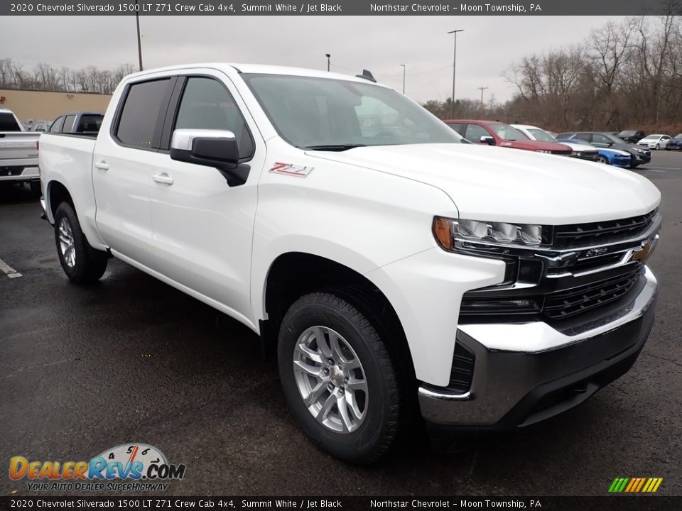 2020 Chevrolet Silverado 1500 LT Z71 Crew Cab 4x4 Summit White / Jet Black Photo #7