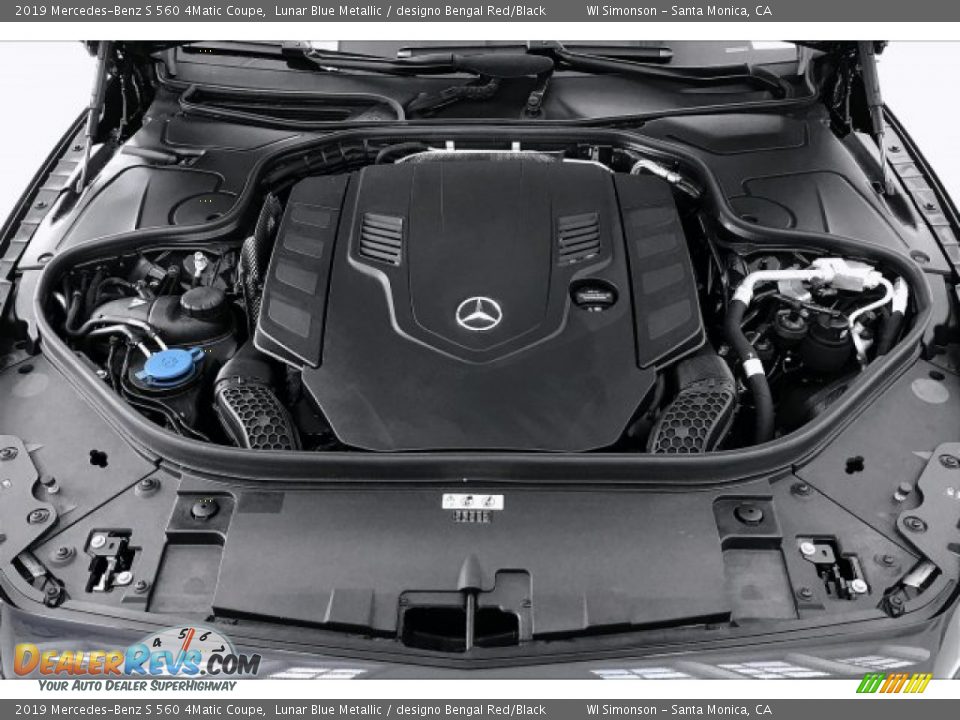 2019 Mercedes-Benz S 560 4Matic Coupe 4.0 Liter biturbo DOHC 32-Valve VVT V8 Engine Photo #9