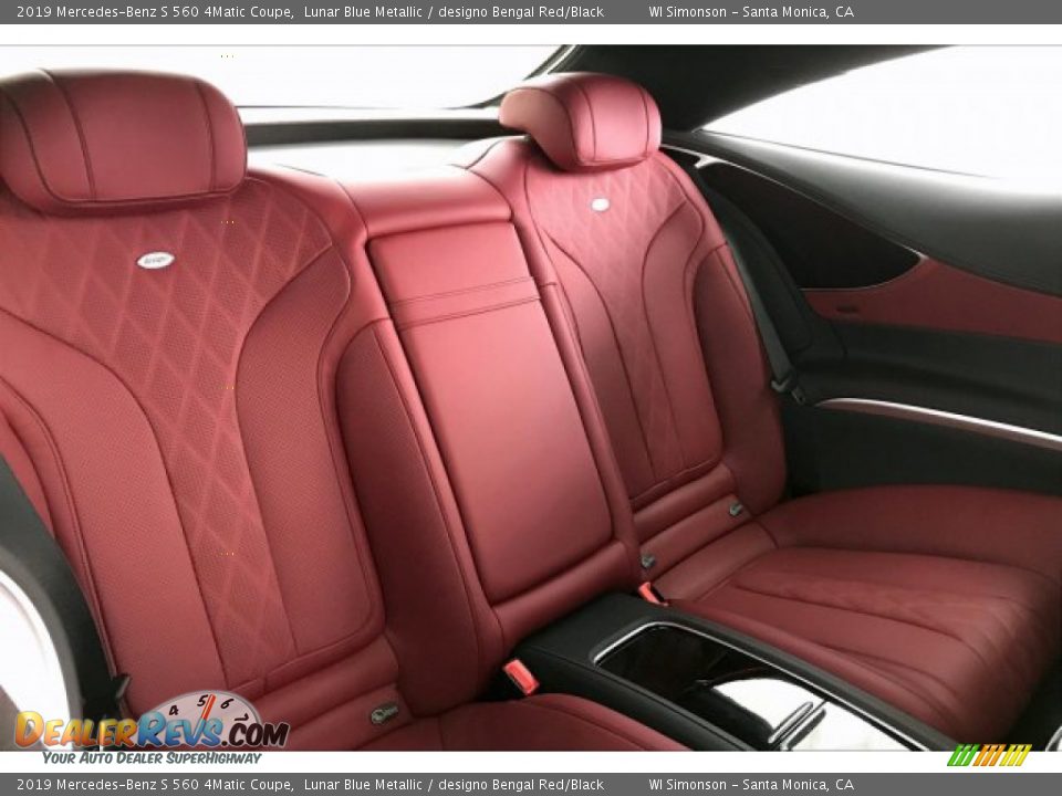 Rear Seat of 2019 Mercedes-Benz S 560 4Matic Coupe Photo #13