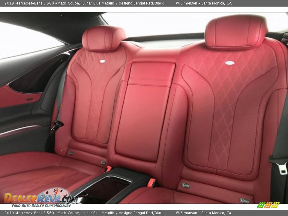 Rear Seat of 2019 Mercedes-Benz S 560 4Matic Coupe Photo #15