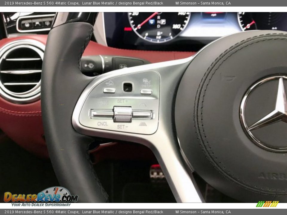 2019 Mercedes-Benz S 560 4Matic Coupe Steering Wheel Photo #18