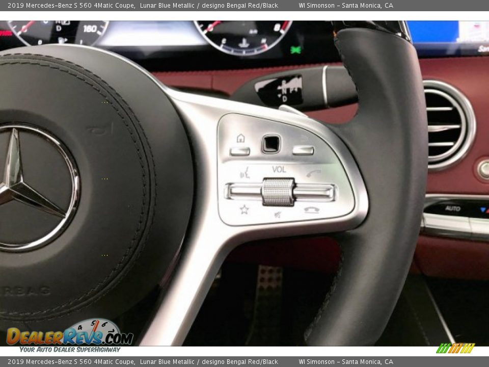 2019 Mercedes-Benz S 560 4Matic Coupe Steering Wheel Photo #19