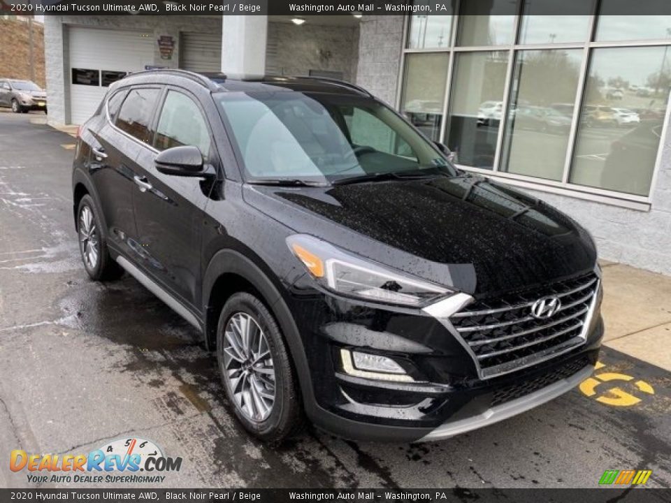 2020 Hyundai Tucson Ultimate AWD Black Noir Pearl / Beige Photo #1