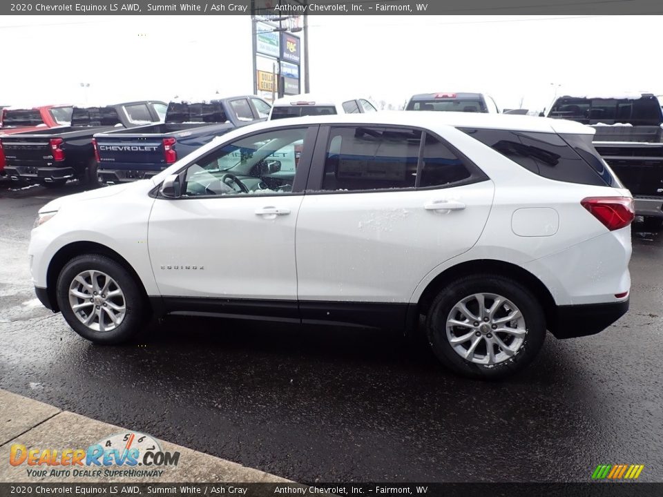 2020 Chevrolet Equinox LS AWD Summit White / Ash Gray Photo #6