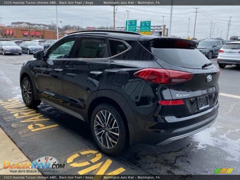 2020 Hyundai Tucson Ultimate AWD Black Noir Pearl / Beige Photo #5
