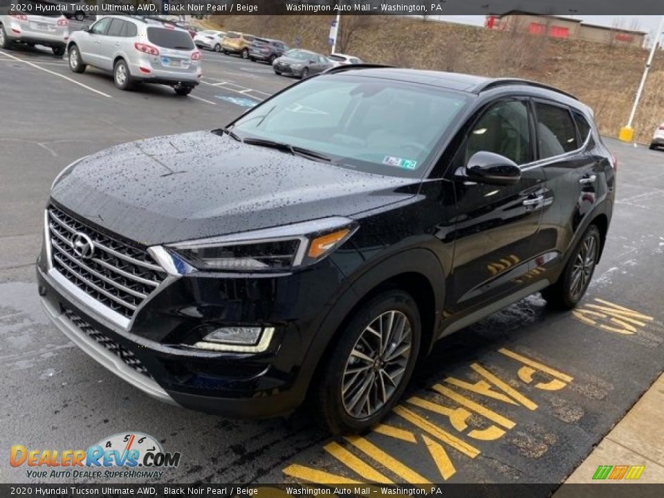 2020 Hyundai Tucson Ultimate AWD Black Noir Pearl / Beige Photo #6