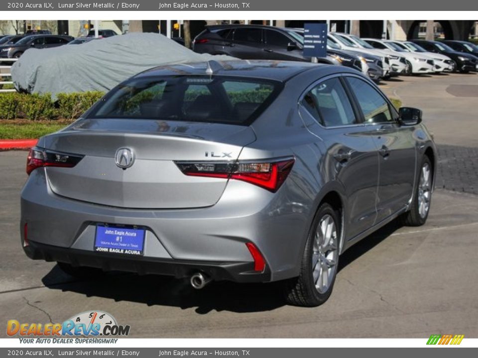 2020 Acura ILX Lunar Silver Metallic / Ebony Photo #8