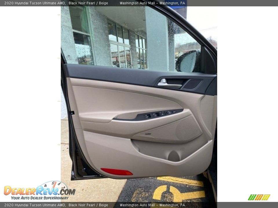 2020 Hyundai Tucson Ultimate AWD Black Noir Pearl / Beige Photo #10