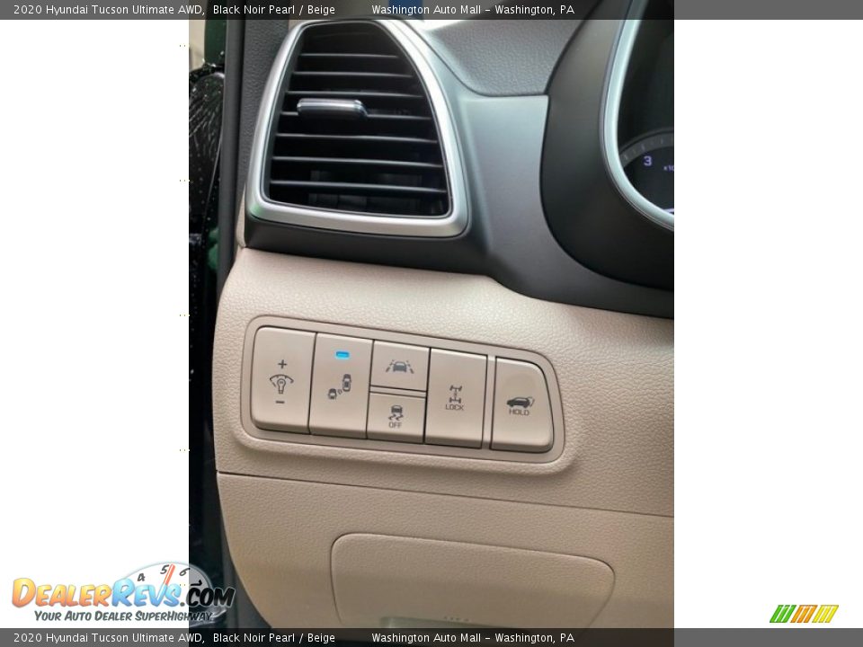 2020 Hyundai Tucson Ultimate AWD Black Noir Pearl / Beige Photo #12