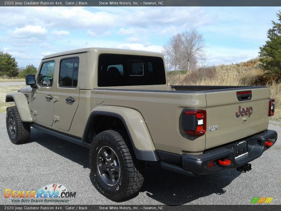 2020 Jeep Gladiator Rubicon 4x4 Gator / Black Photo #10