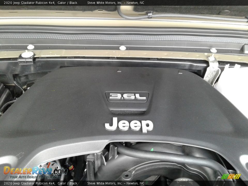 2020 Jeep Gladiator Rubicon 4x4 Gator / Black Photo #11