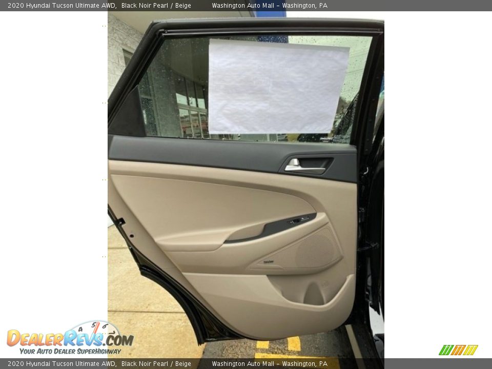 2020 Hyundai Tucson Ultimate AWD Black Noir Pearl / Beige Photo #16