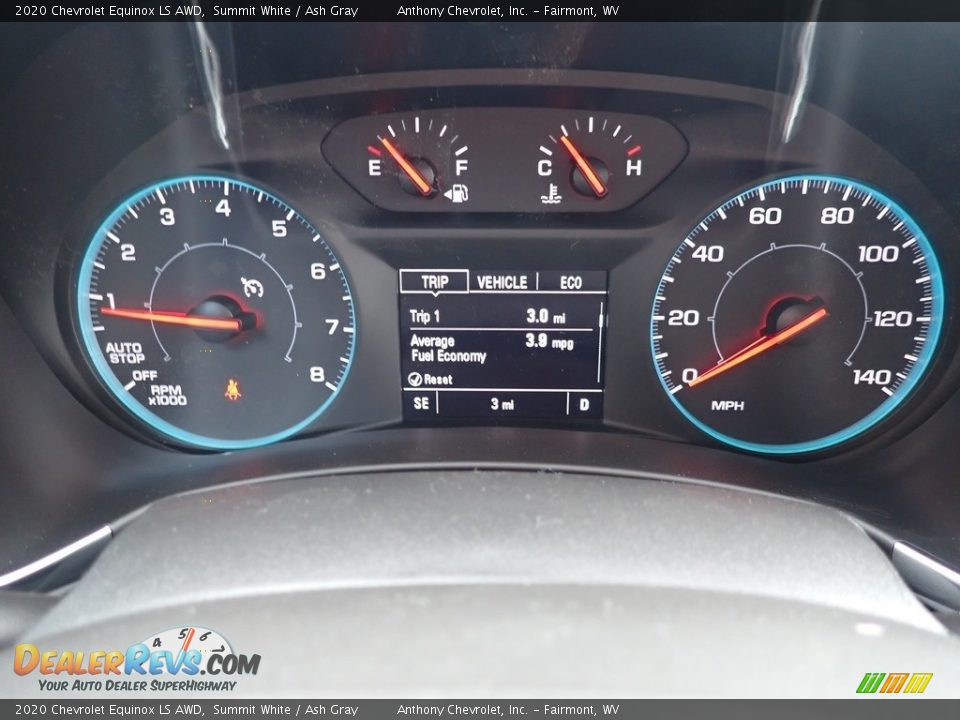 2020 Chevrolet Equinox LS AWD Summit White / Ash Gray Photo #19
