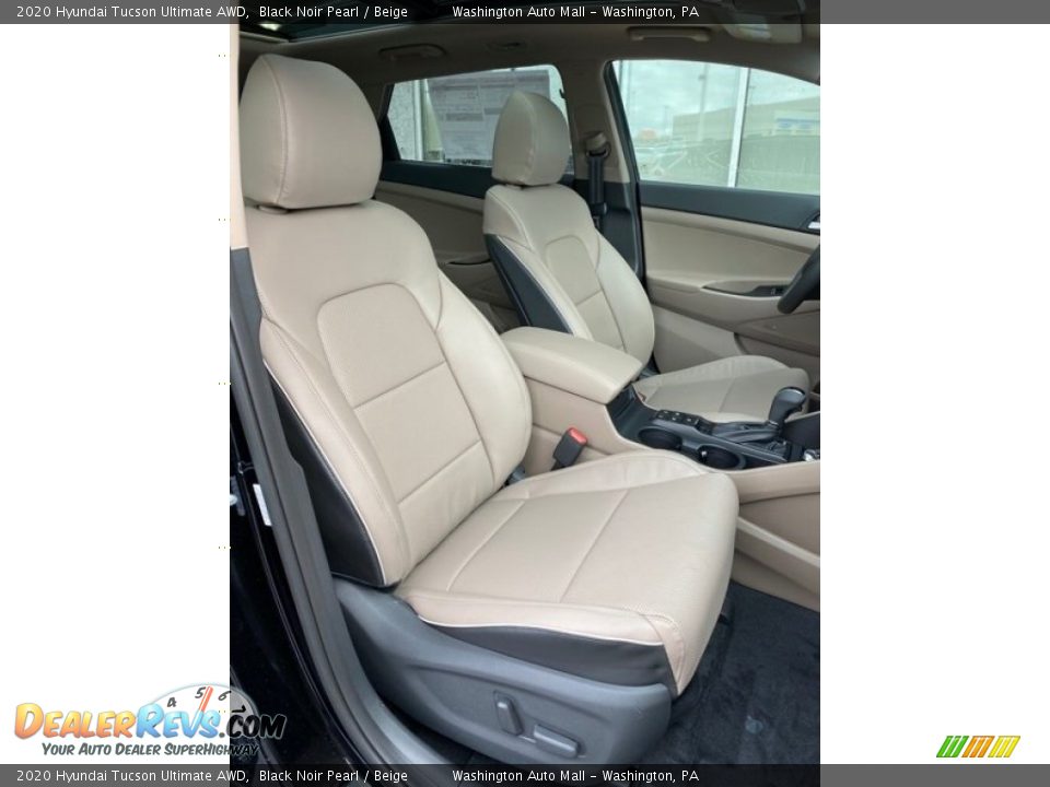 2020 Hyundai Tucson Ultimate AWD Black Noir Pearl / Beige Photo #26