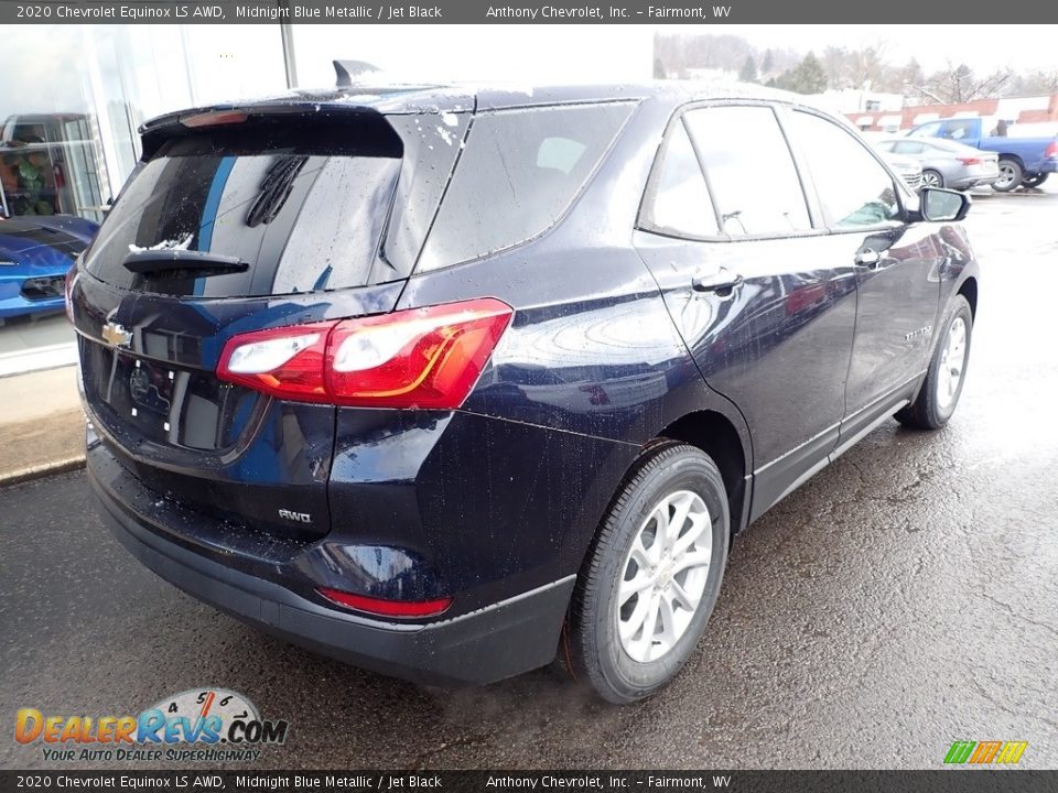2020 Chevrolet Equinox LS AWD Midnight Blue Metallic / Jet Black Photo #4