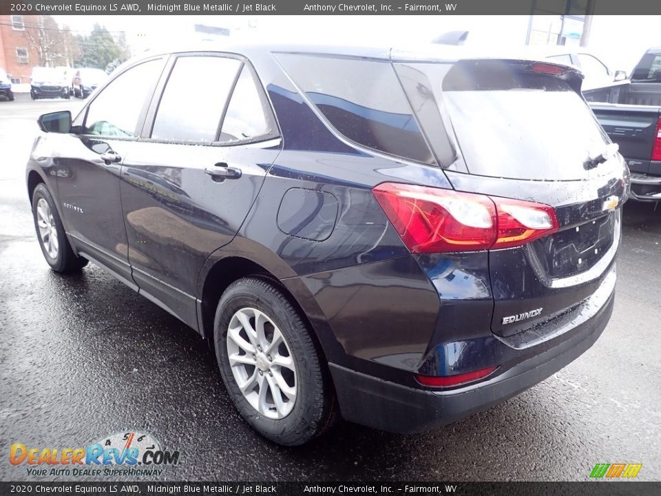 2020 Chevrolet Equinox LS AWD Midnight Blue Metallic / Jet Black Photo #6