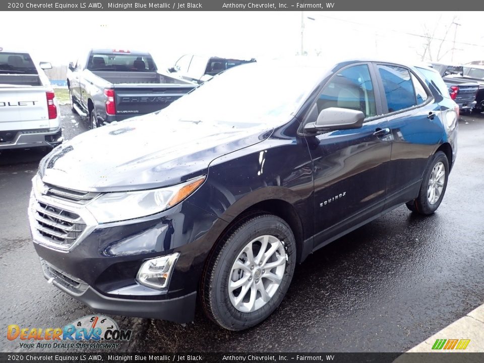 2020 Chevrolet Equinox LS AWD Midnight Blue Metallic / Jet Black Photo #7