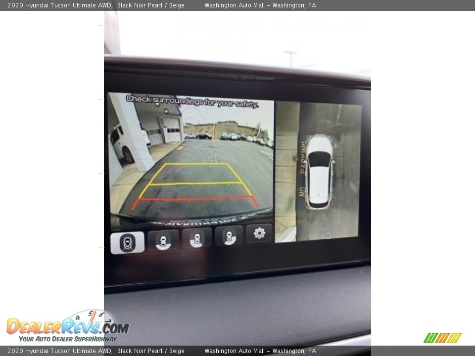 2020 Hyundai Tucson Ultimate AWD Black Noir Pearl / Beige Photo #32