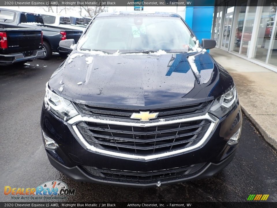 2020 Chevrolet Equinox LS AWD Midnight Blue Metallic / Jet Black Photo #8