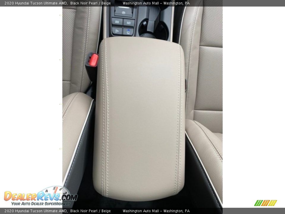 2020 Hyundai Tucson Ultimate AWD Black Noir Pearl / Beige Photo #34