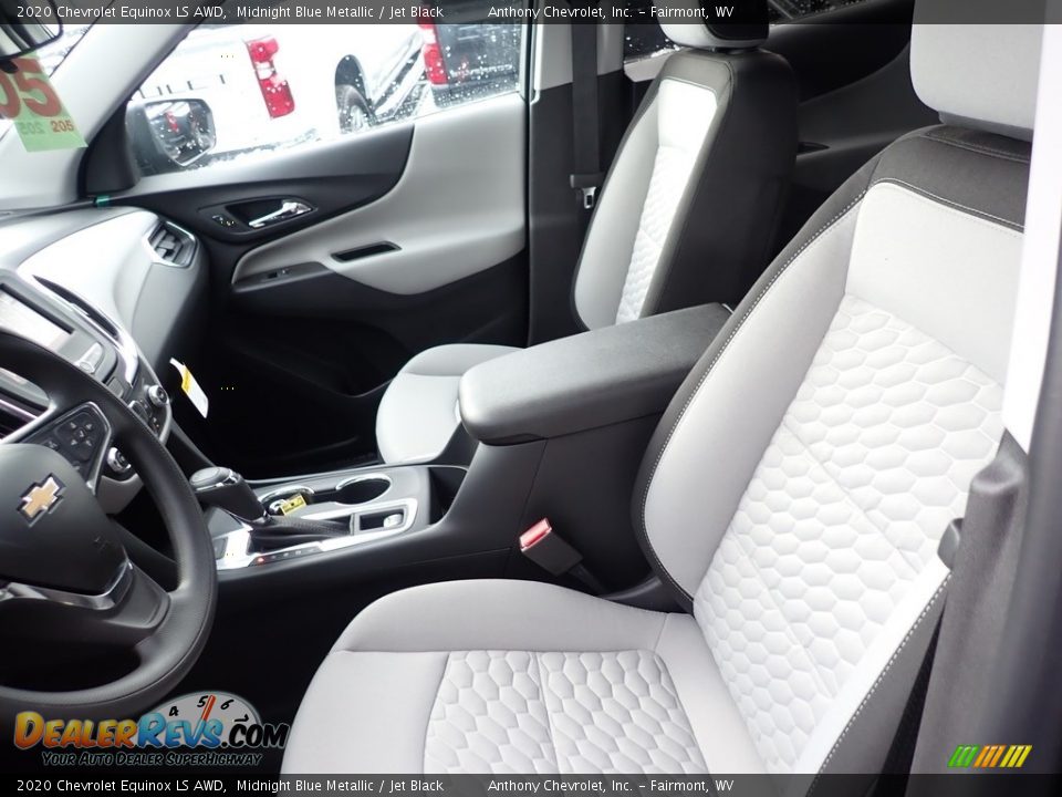 2020 Chevrolet Equinox LS AWD Midnight Blue Metallic / Jet Black Photo #12