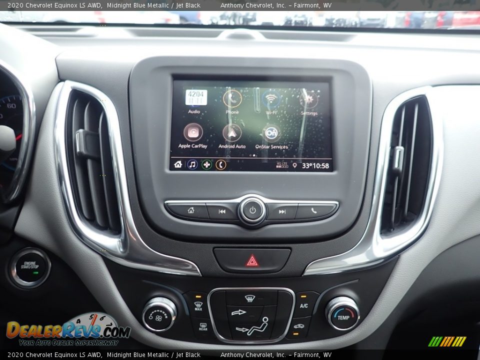 2020 Chevrolet Equinox LS AWD Midnight Blue Metallic / Jet Black Photo #15