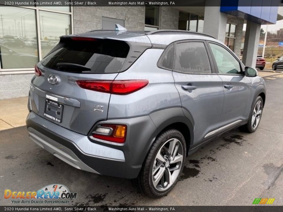 2020 Hyundai Kona Limited AWD Sonic Silver / Black Photo #3