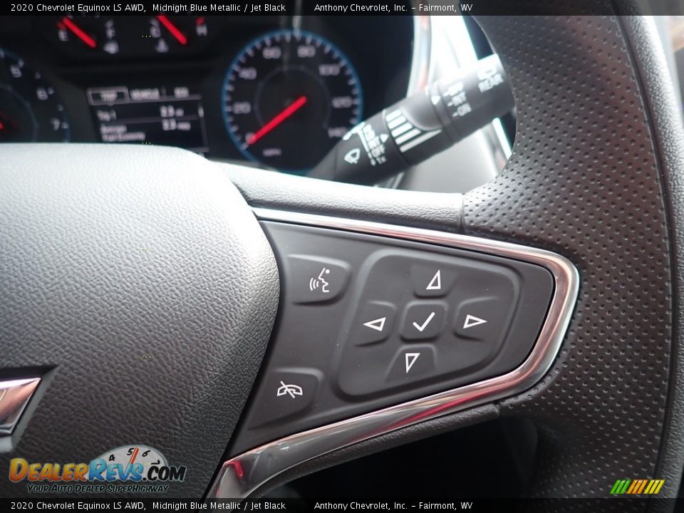 2020 Chevrolet Equinox LS AWD Midnight Blue Metallic / Jet Black Photo #17