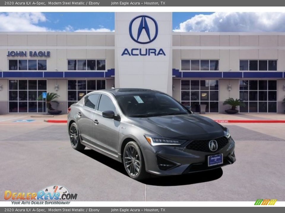 2020 Acura ILX A-Spec Modern Steel Metallic / Ebony Photo #1