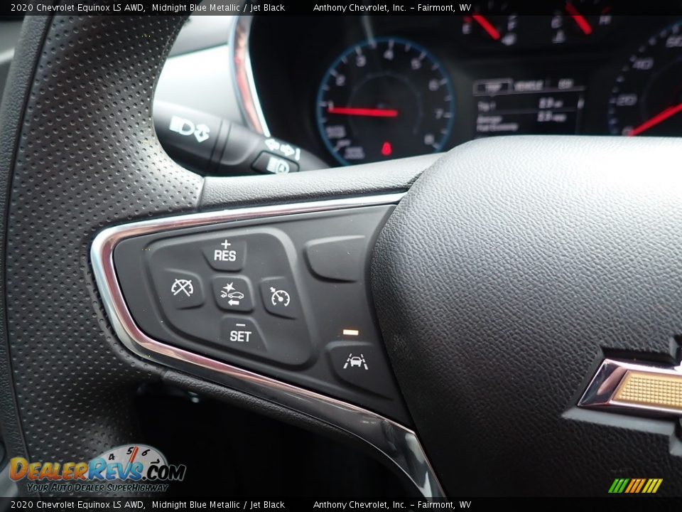 2020 Chevrolet Equinox LS AWD Midnight Blue Metallic / Jet Black Photo #18