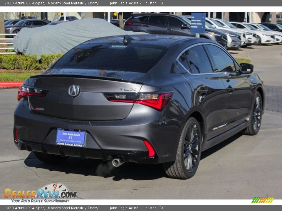2020 Acura ILX A-Spec Modern Steel Metallic / Ebony Photo #8
