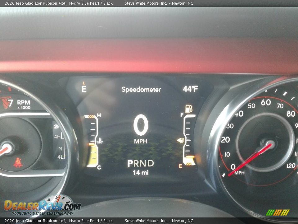 2020 Jeep Gladiator Rubicon 4x4 Hydro Blue Pearl / Black Photo #21
