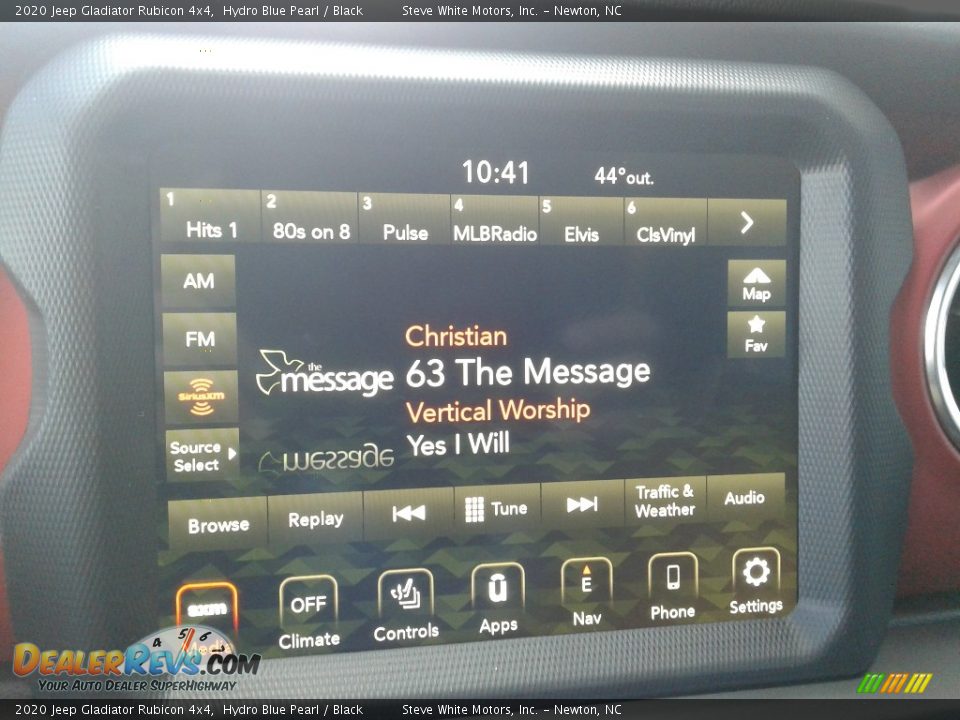 2020 Jeep Gladiator Rubicon 4x4 Hydro Blue Pearl / Black Photo #22