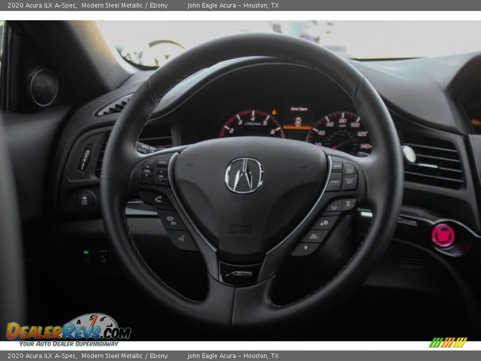 2020 Acura ILX A-Spec Modern Steel Metallic / Ebony Photo #29