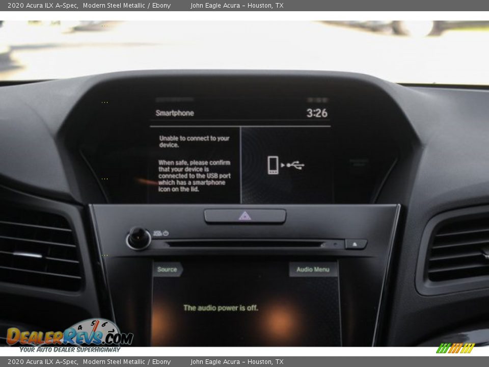 2020 Acura ILX A-Spec Modern Steel Metallic / Ebony Photo #30