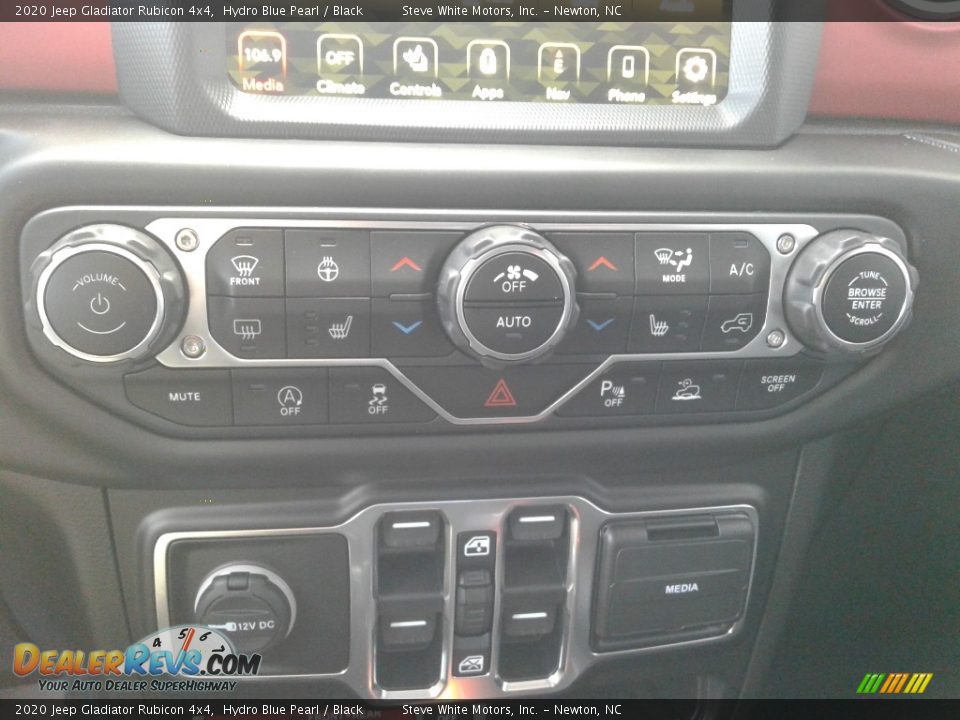 2020 Jeep Gladiator Rubicon 4x4 Hydro Blue Pearl / Black Photo #26